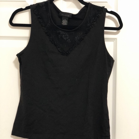 NEW Black mesh top - Picture 2 of 2